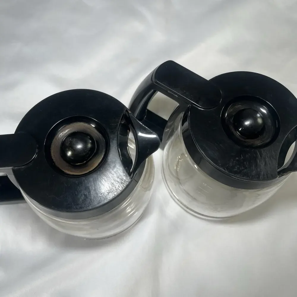 2 Pack Cuisinart 12 Cup Carafe Coffee CHW12 CHW12P1 DCC1100BK DCC2650 DGB-550BK